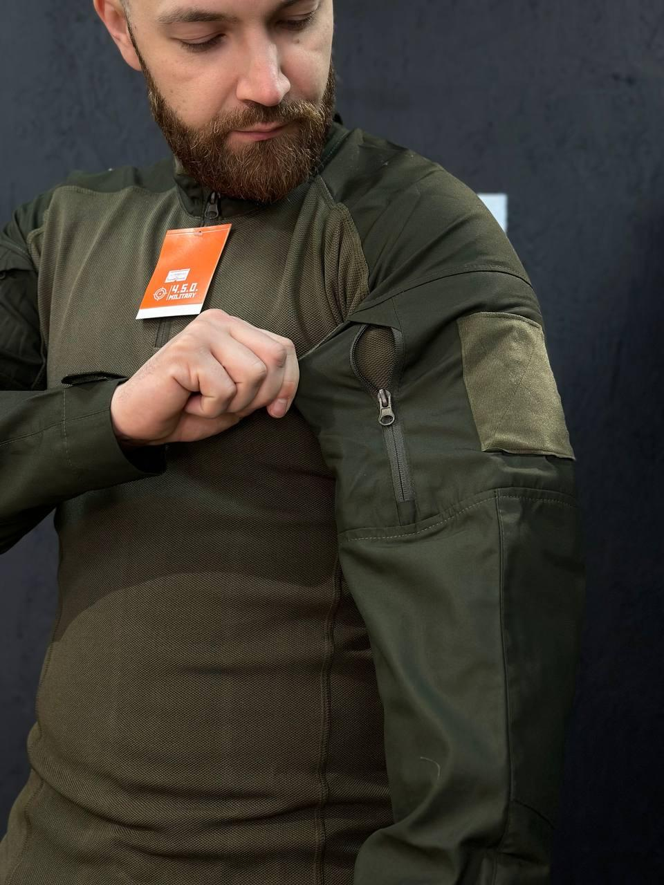 Тактичний Військовий Комплект Олива Ягуар 4.5.0. Jaguar Olive Убакс +Штани Under Body Armor Combat Shirt