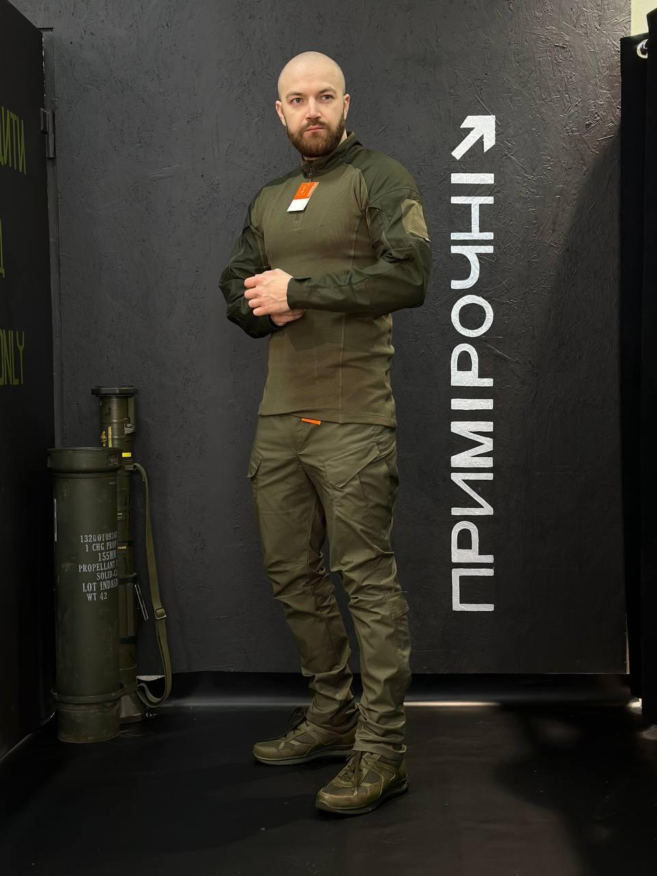 Тактичний Військовий Комплект Олива Ягуар 4.5.0. Jaguar Olive Убакс +Штани Under Body Armor Combat Shirt