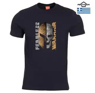 Футболка Pentagon Ageron Fearless Warrior Чорна