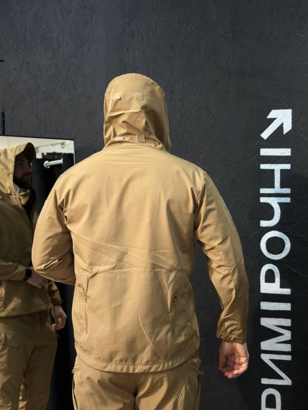 Полегшений Костюм Vanguard койот SoftShell Без утеплення