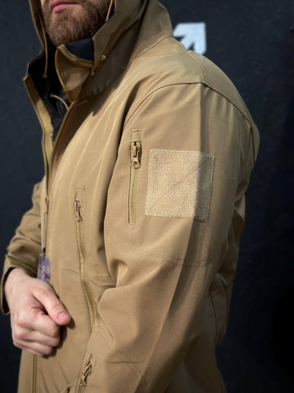 Полегшений Костюм Vanguard койот SoftShell Без утеплення