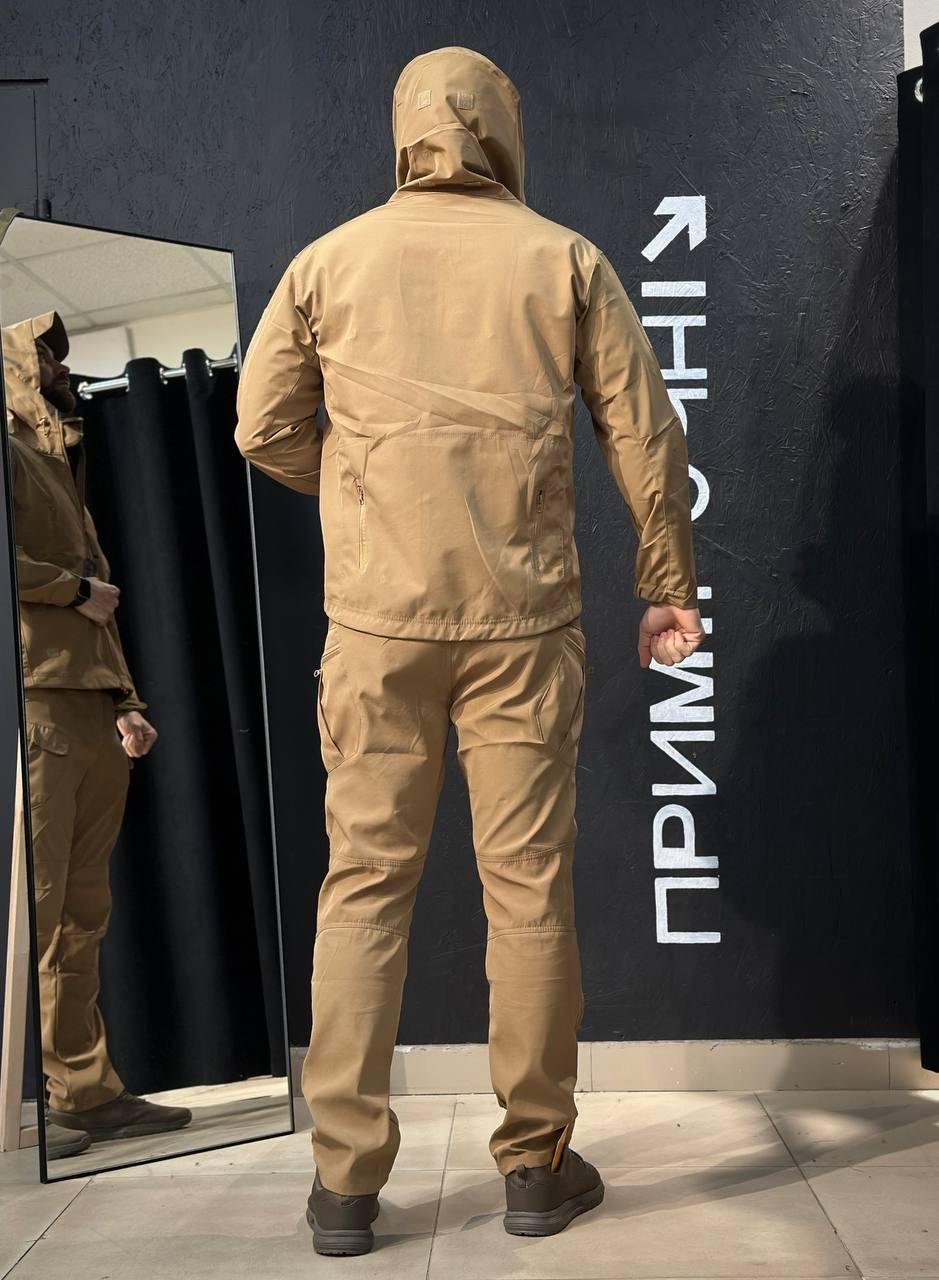Полегшений Костюм Vanguard койот SoftShell Без утеплення