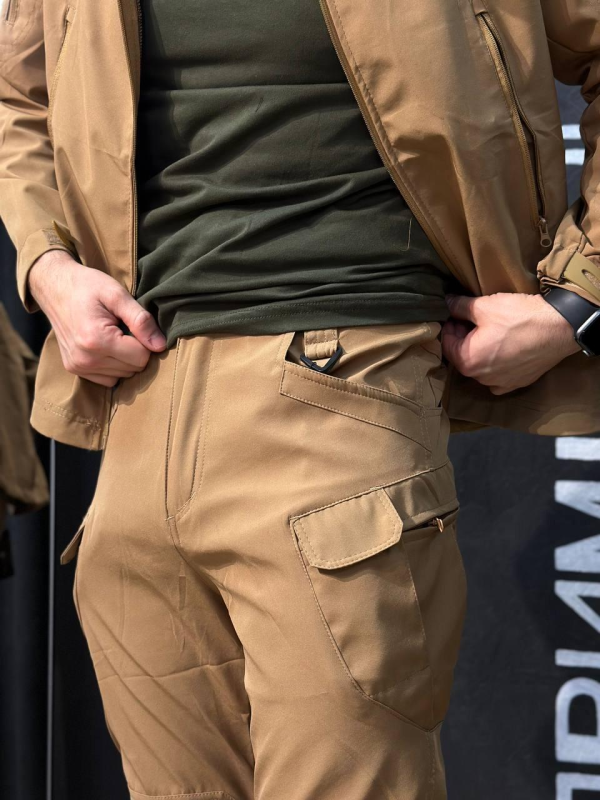Полегшений Костюм Vanguard койот SoftShell Без утеплення