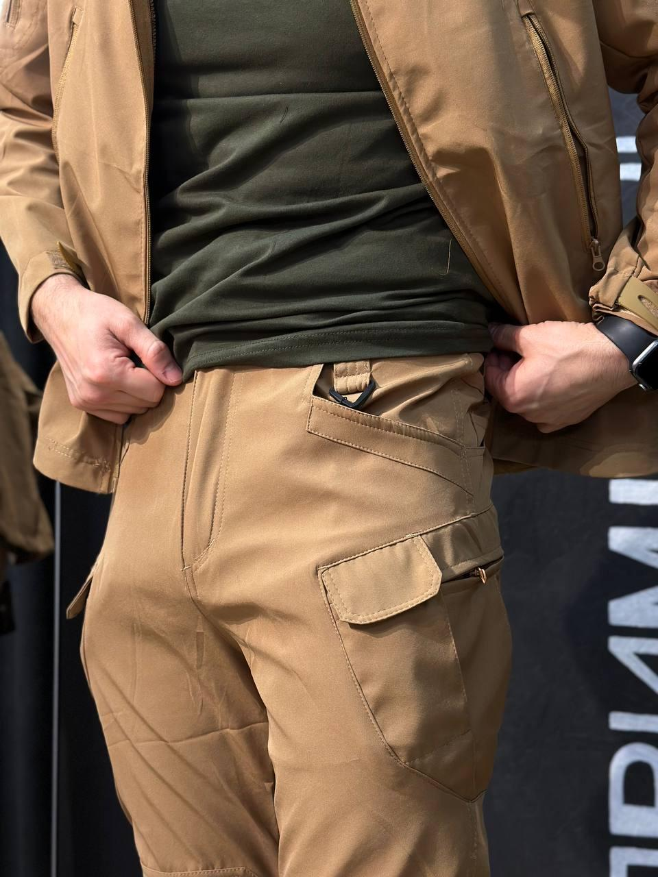 Полегшений Костюм Vanguard койот SoftShell Без утеплення