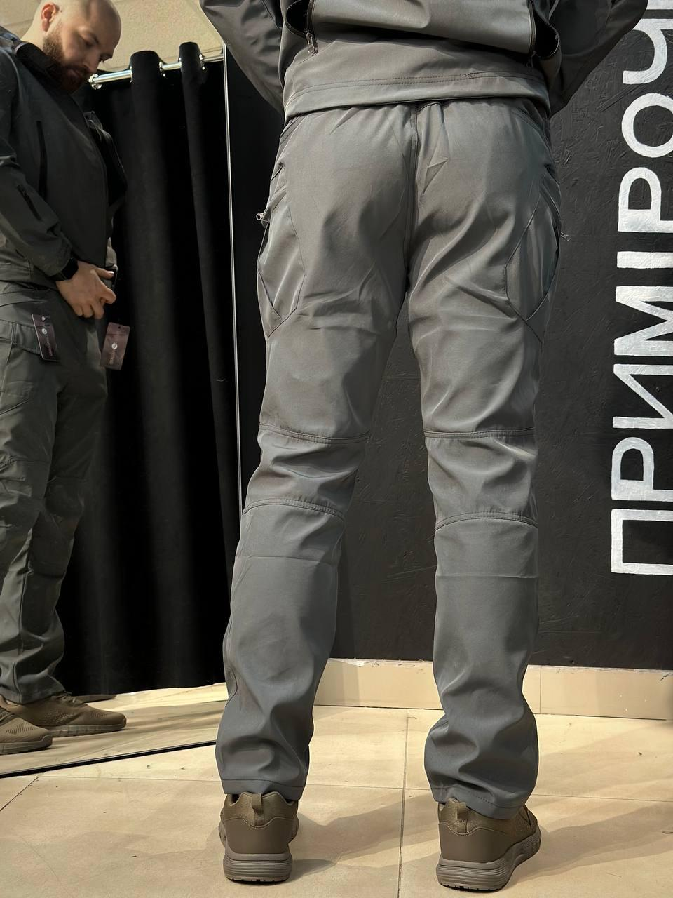 Полегшений Костюм Vanguard сірий SoftShell Без утеплення