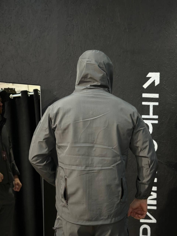Полегшений Костюм Vanguard сірий SoftShell Без утеплення