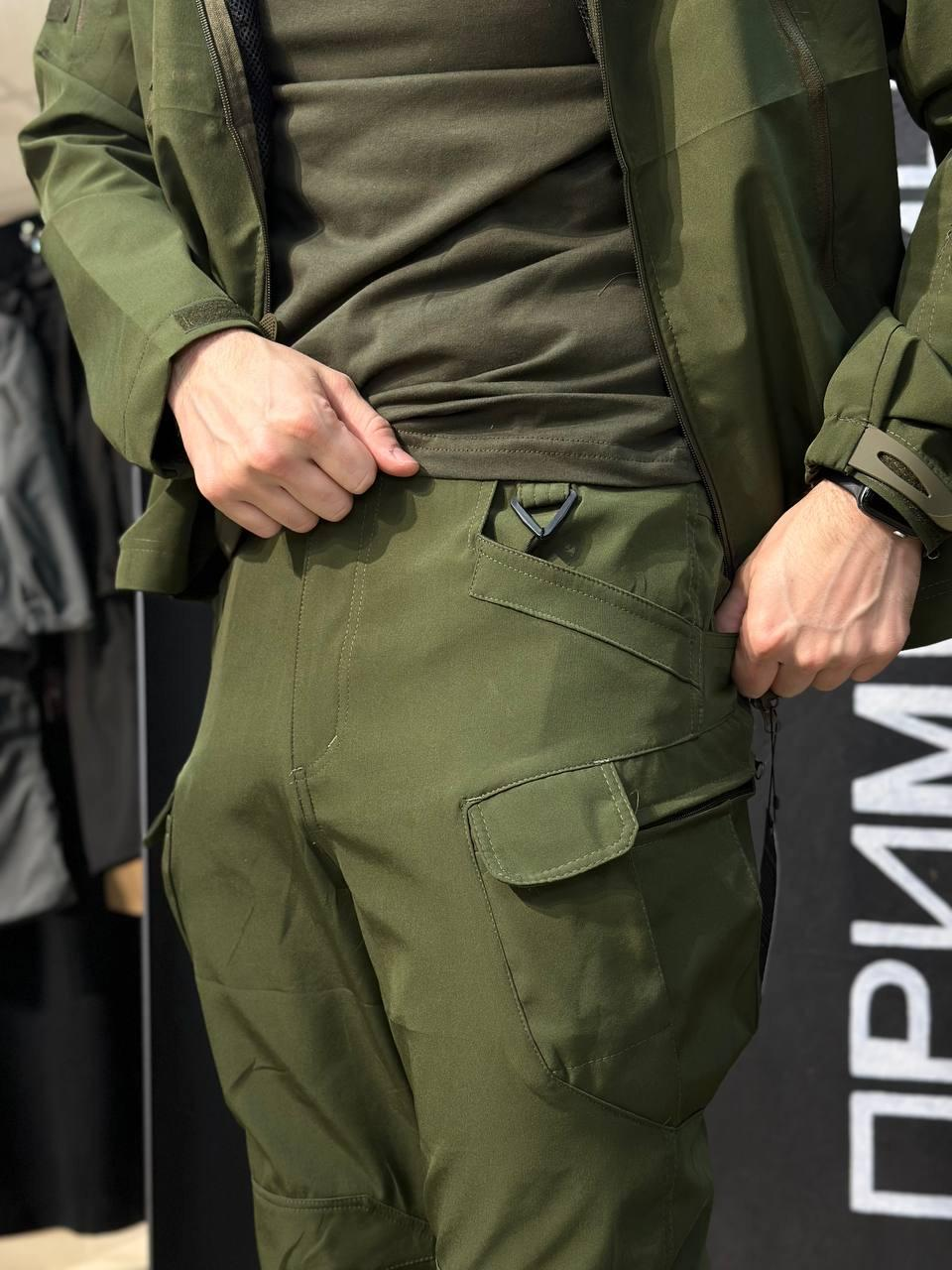 Полегшений Костюм Vanguard Олива SoftShell Без утеплення
