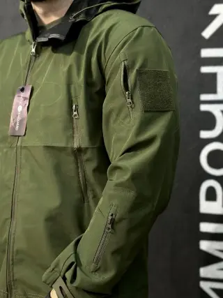 Полегшений Костюм Vanguard Олива SoftShell Без утеплення