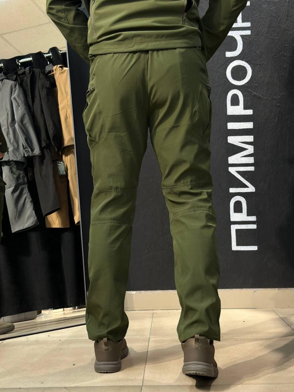 Полегшений Костюм Vanguard Олива SoftShell Без утеплення