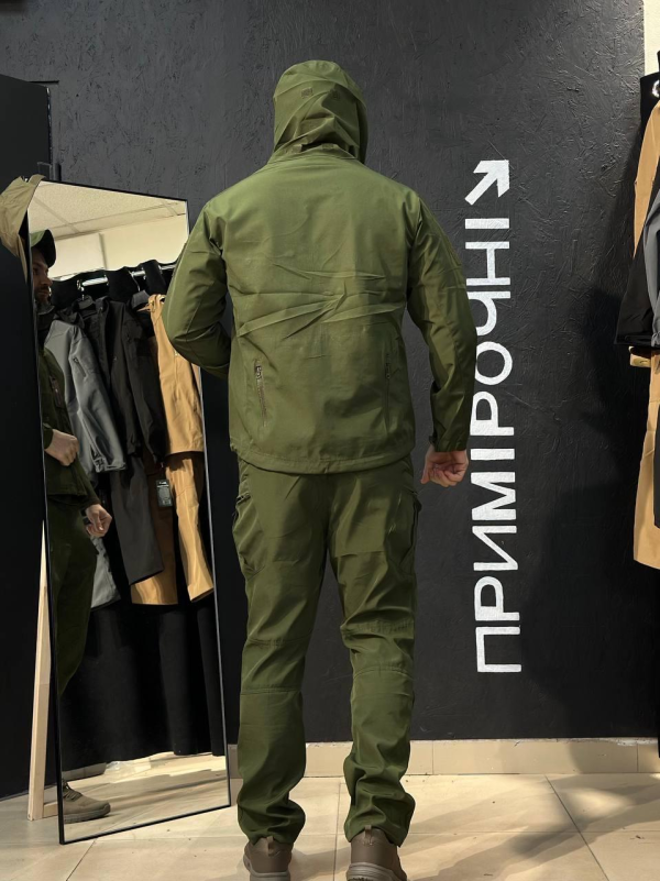 Полегшений Костюм Vanguard Олива SoftShell Без утеплення