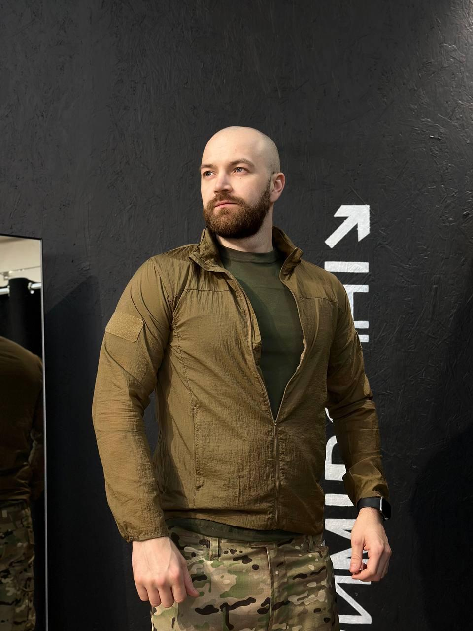 Ультра легка Тактична куртка койот Attam Магніт 🧲