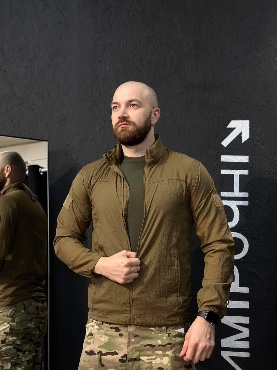 Ультра легка Тактична куртка койот Attam Магніт 🧲