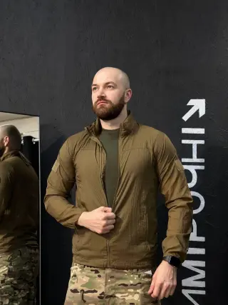 Ультра легка Тактична куртка койот Attam Магніт 🧲