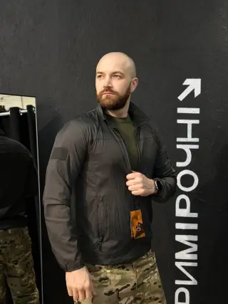 Ультра легка Тактична куртка Сіра Attam Магніт 🧲