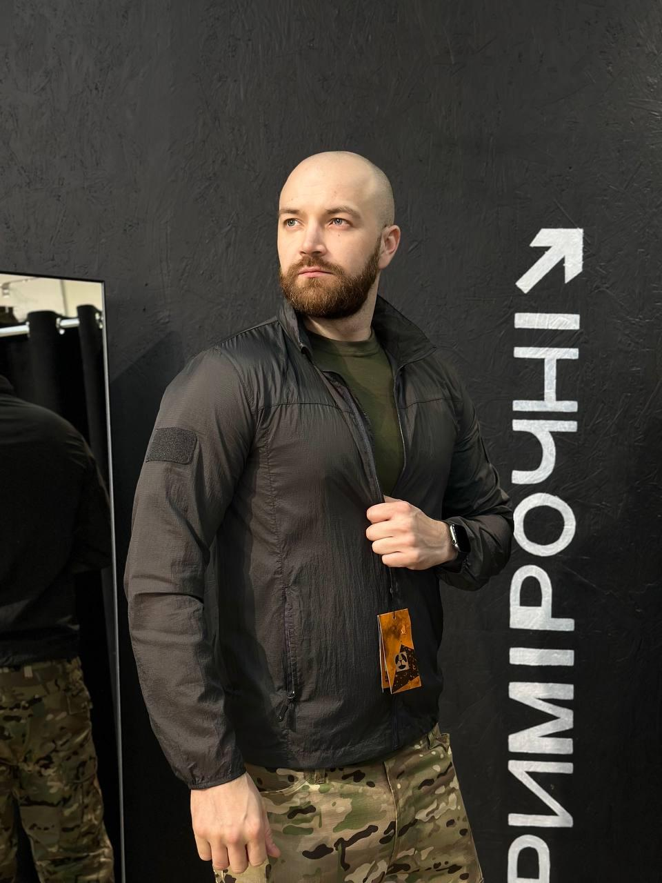 Ультра легка Тактична куртка Сіра Attam Магніт 🧲
