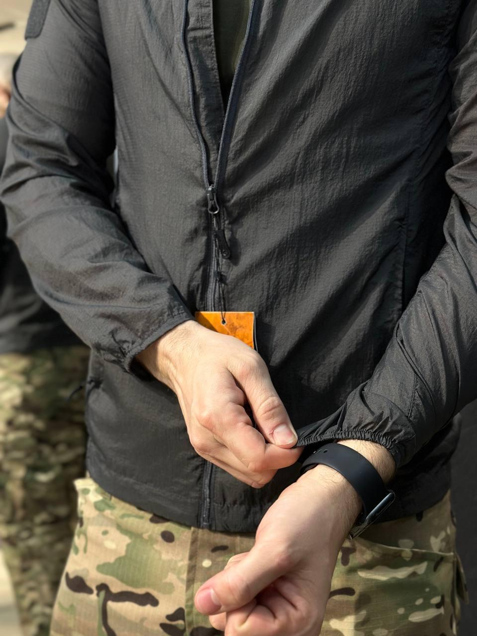 Ультра легка Тактична куртка Сіра Attam Магніт 🧲
