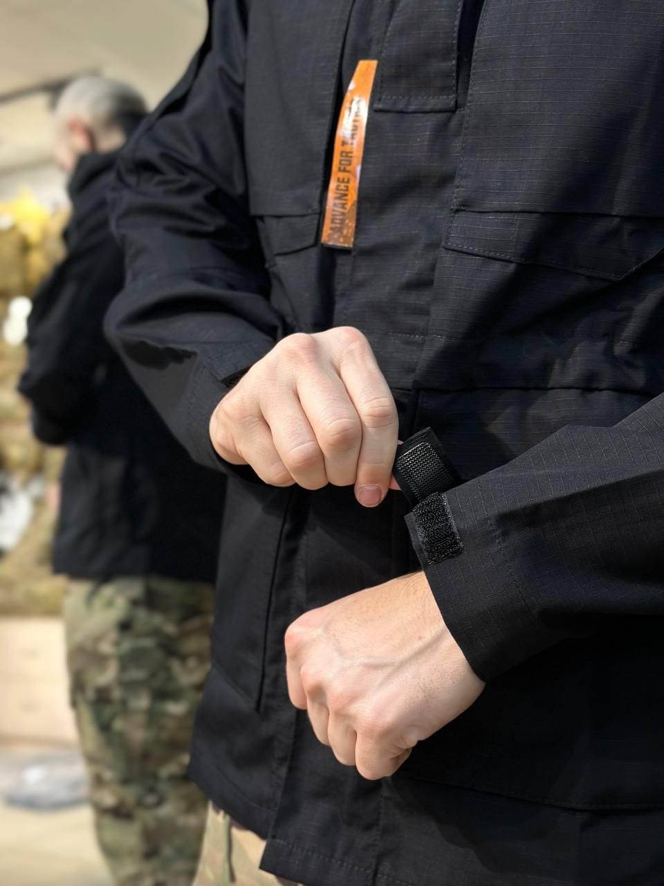 Тактична Військова куртка Чорний Tactical Series 5.0 Black