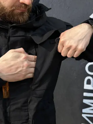 Тактична Військова куртка Чорний Tactical Series 5.0 Black