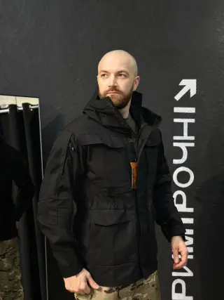 Тактична Військова куртка Чорний Tactical Series 5.0 Black