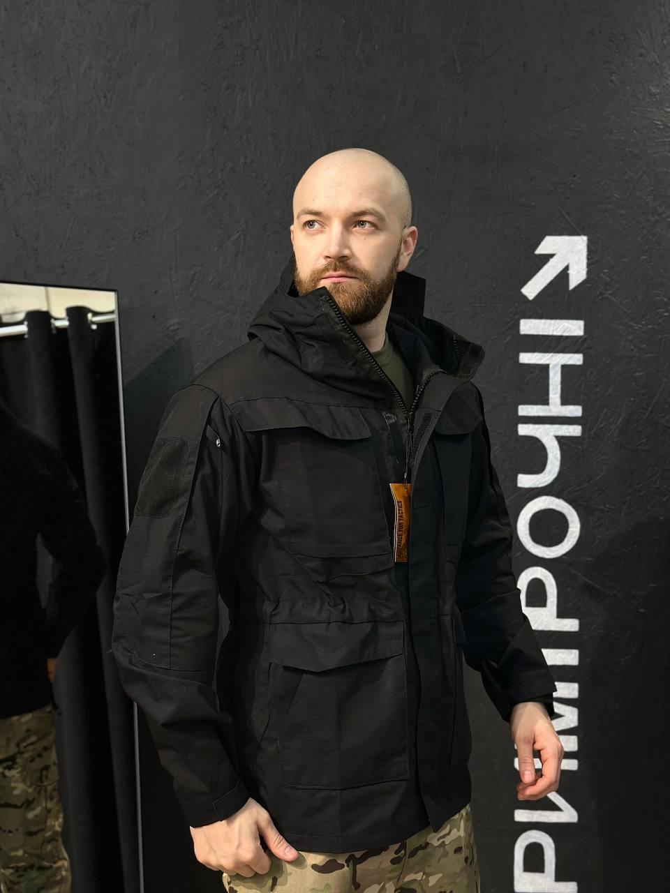 Тактична Військова куртка Чорний Tactical Series 5.0 Black