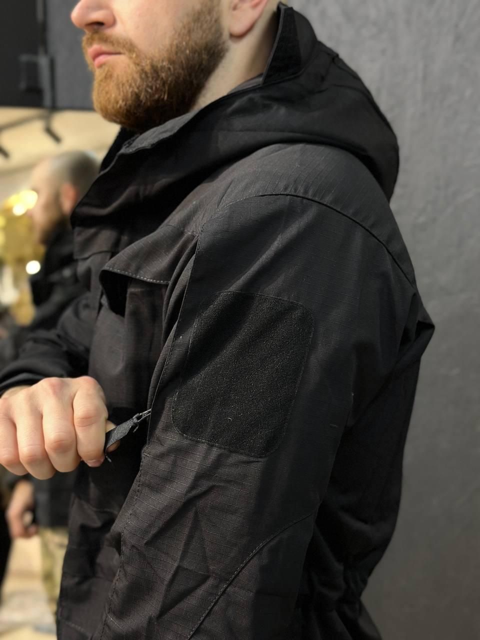 Тактична Військова куртка Чорний Tactical Series 5.0 Black