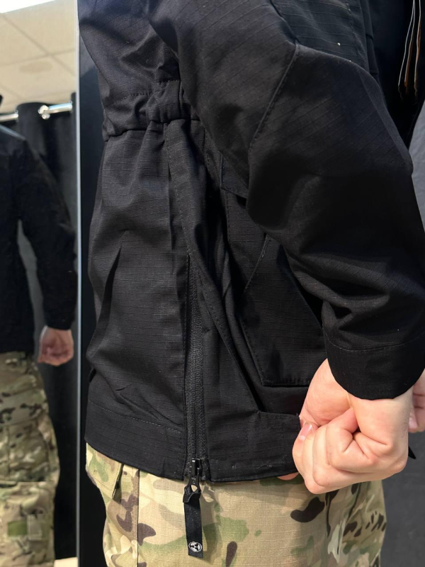 Тактична Військова куртка Чорний Tactical Series 5.0 Black