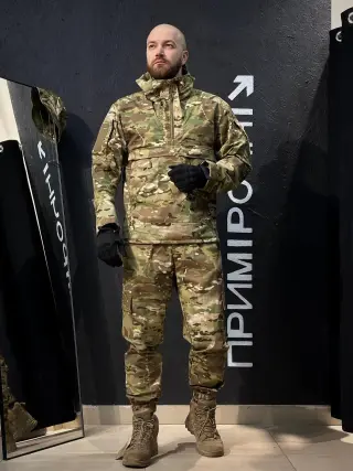 Тактичний Військовий Комплект Мультикам Полегшений Gladiator Анорак Куртка + Штани Джогери MTP