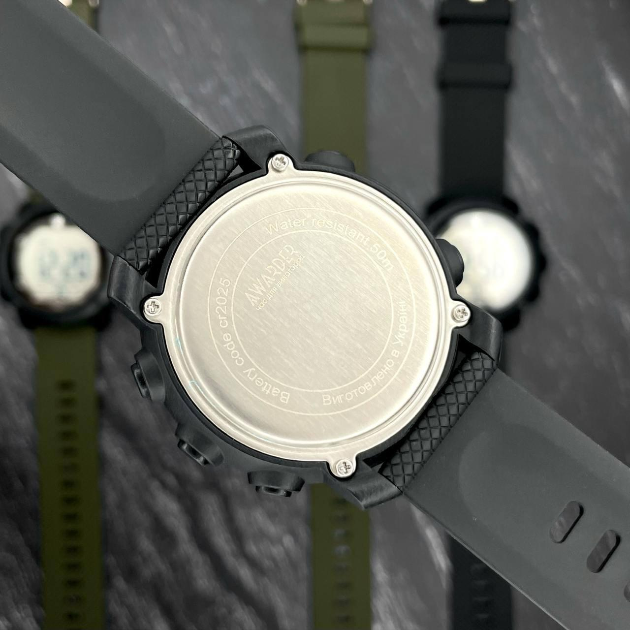 Годинник наручний Awarder 032 Де би не був Army Green-Black-Black 1202-0039