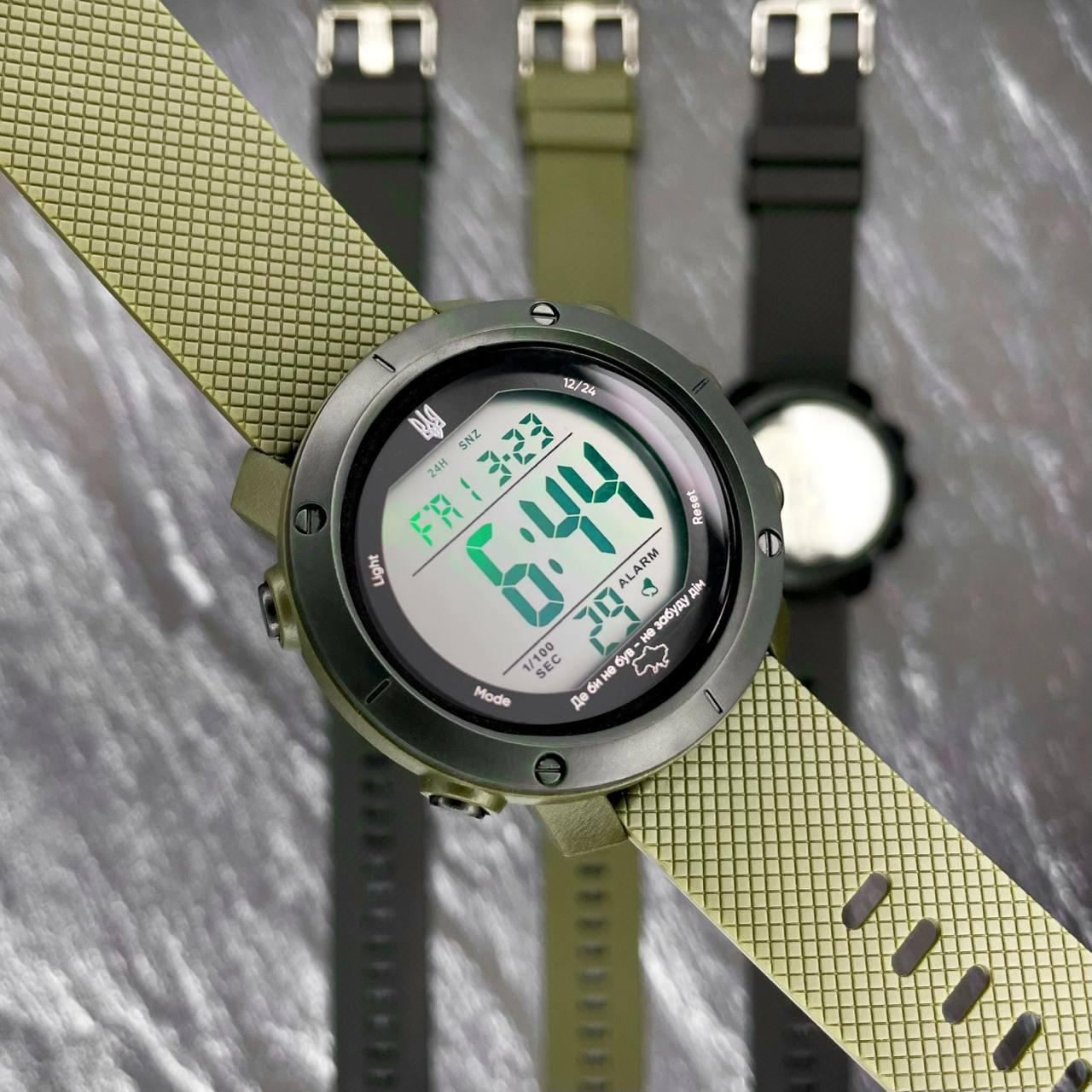 Годинник наручний Awarder 032 Де би не був Army Green-Black-Black 1202-0039