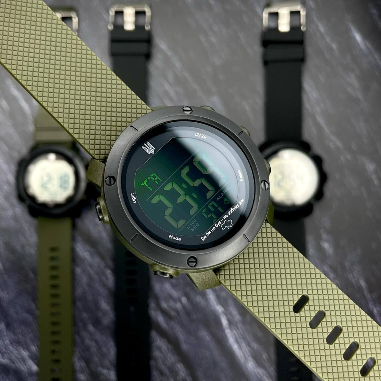 Годинник наручний Awarder 032 Де би не був Army Green-Black-Black 1202-0039