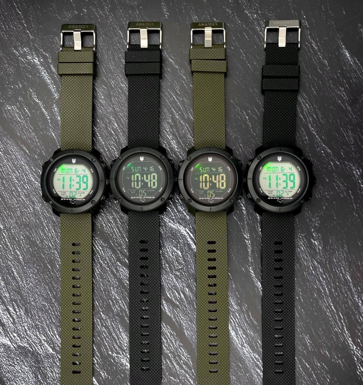 Годинник наручний Awarder 032 Де би не був Army Green-Black-Black 1202-0039