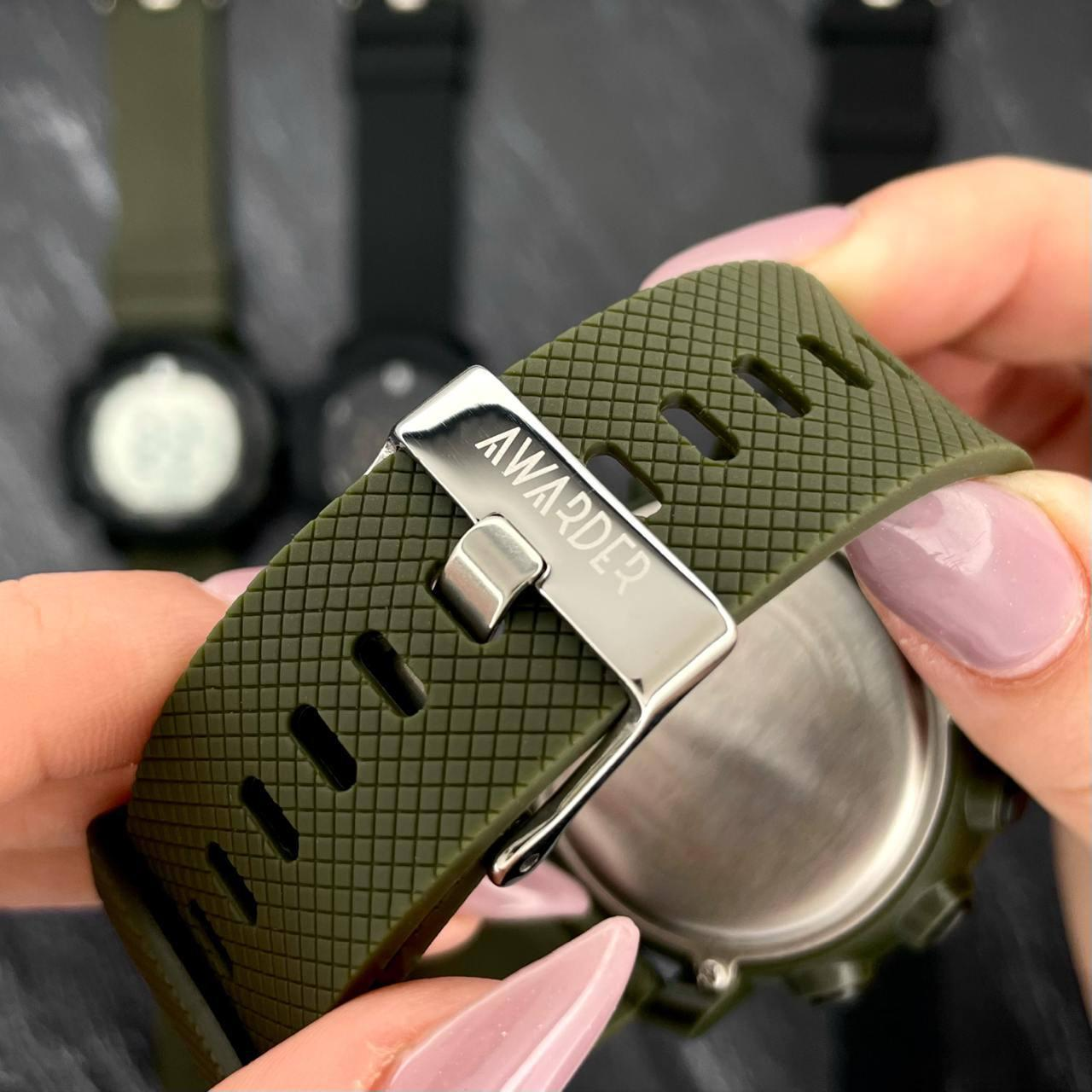 Годинник наручний Awarder 032 Де би не був Army Green-Black-Black 1202-0039