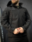Костюм Тактичний Посилений Soft Shell Чорний Black Знімний капюшон - Фото 8