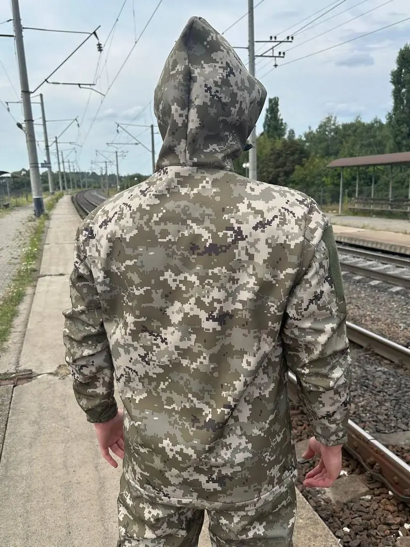 Куртка софтшел піксель v2