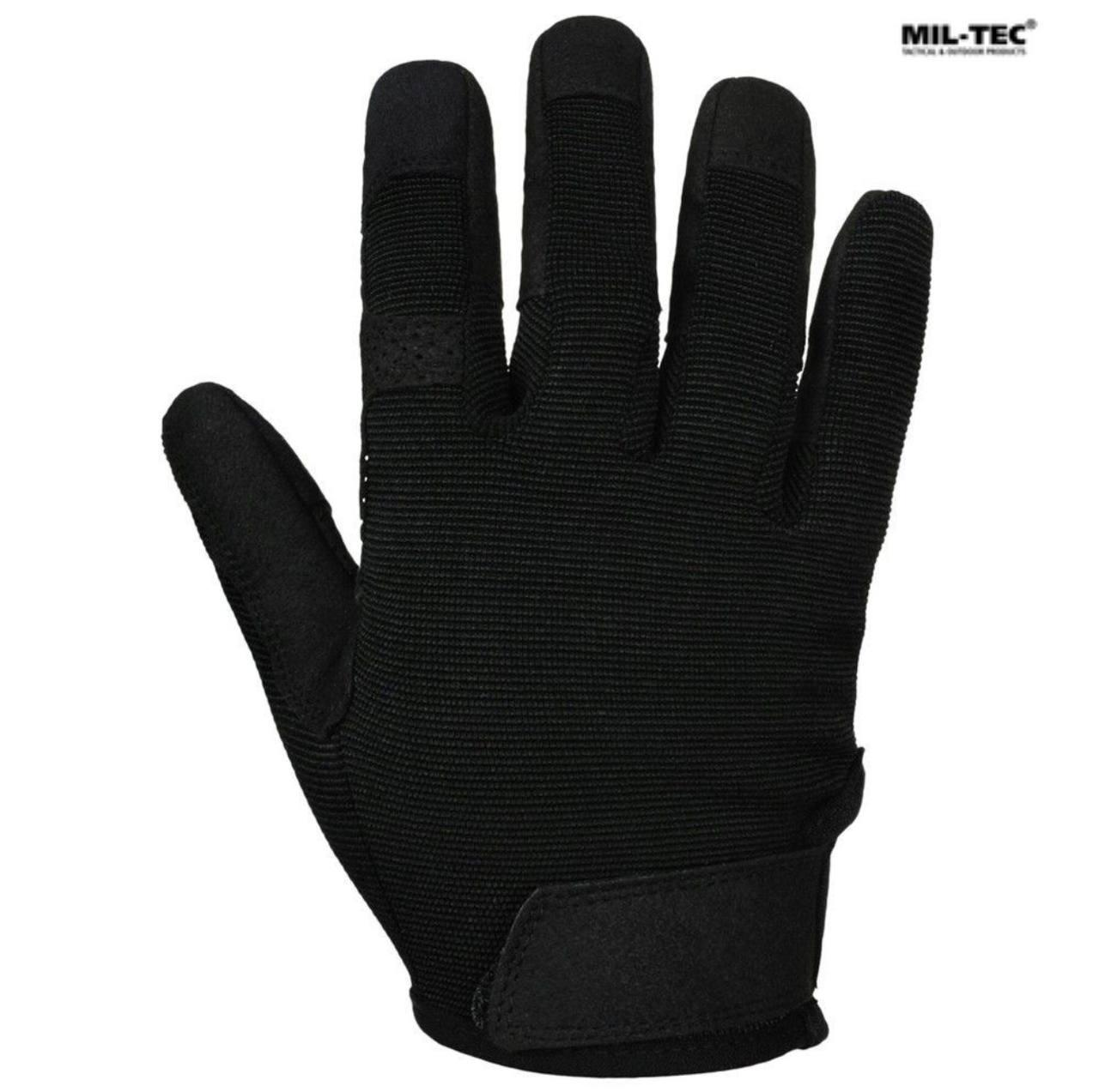 Рукавиці сенсорні MIL-TEC Combat Touch Чорні