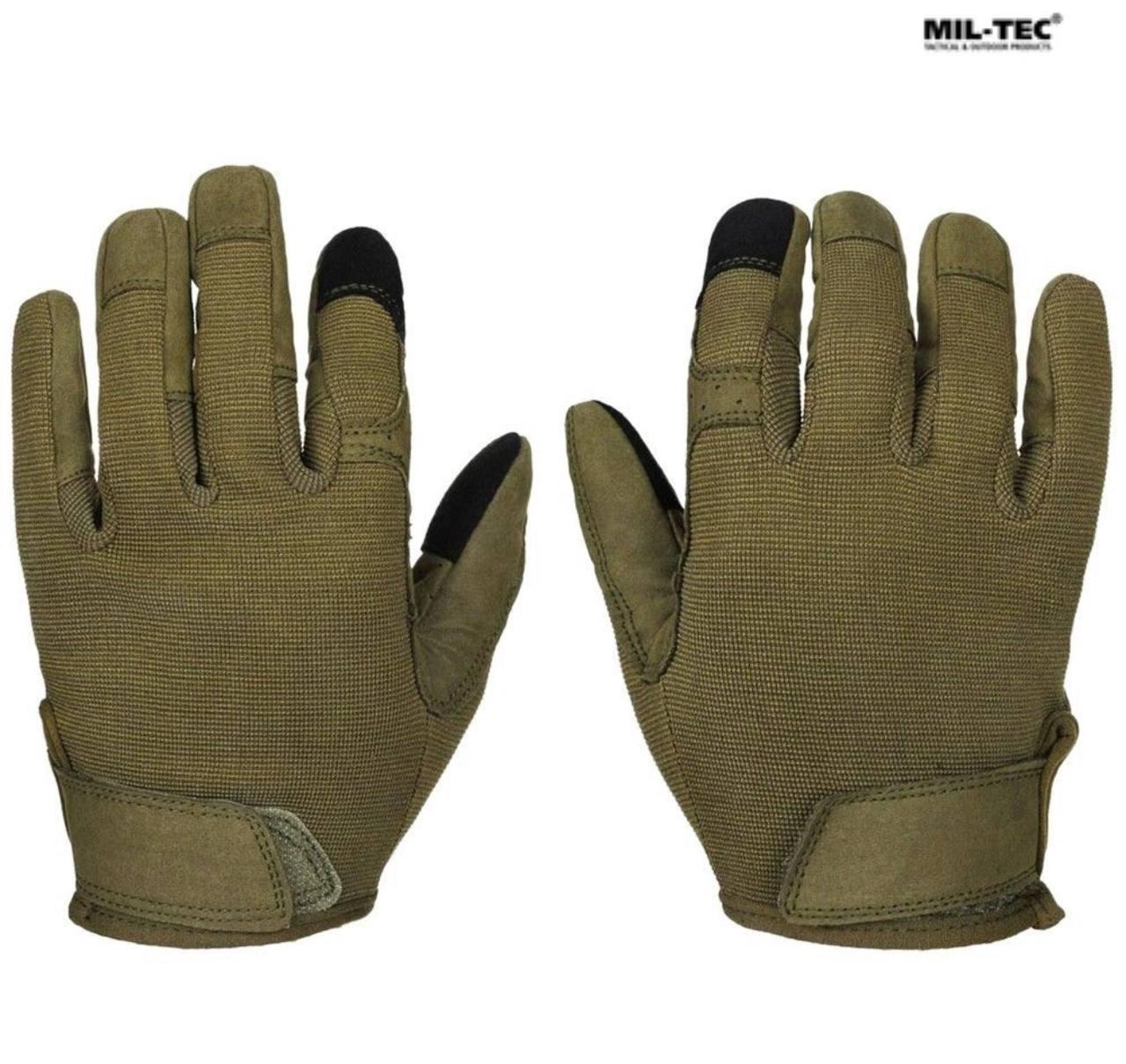 Рукавиці сенсорні MIL-TEC Combat Touch Оливкові