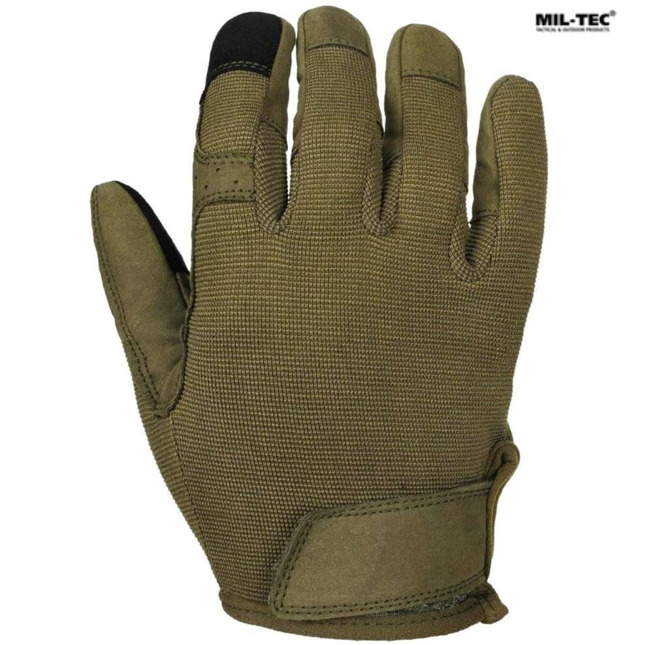 Рукавиці сенсорні MIL-TEC Combat Touch Оливкові - Фото 4