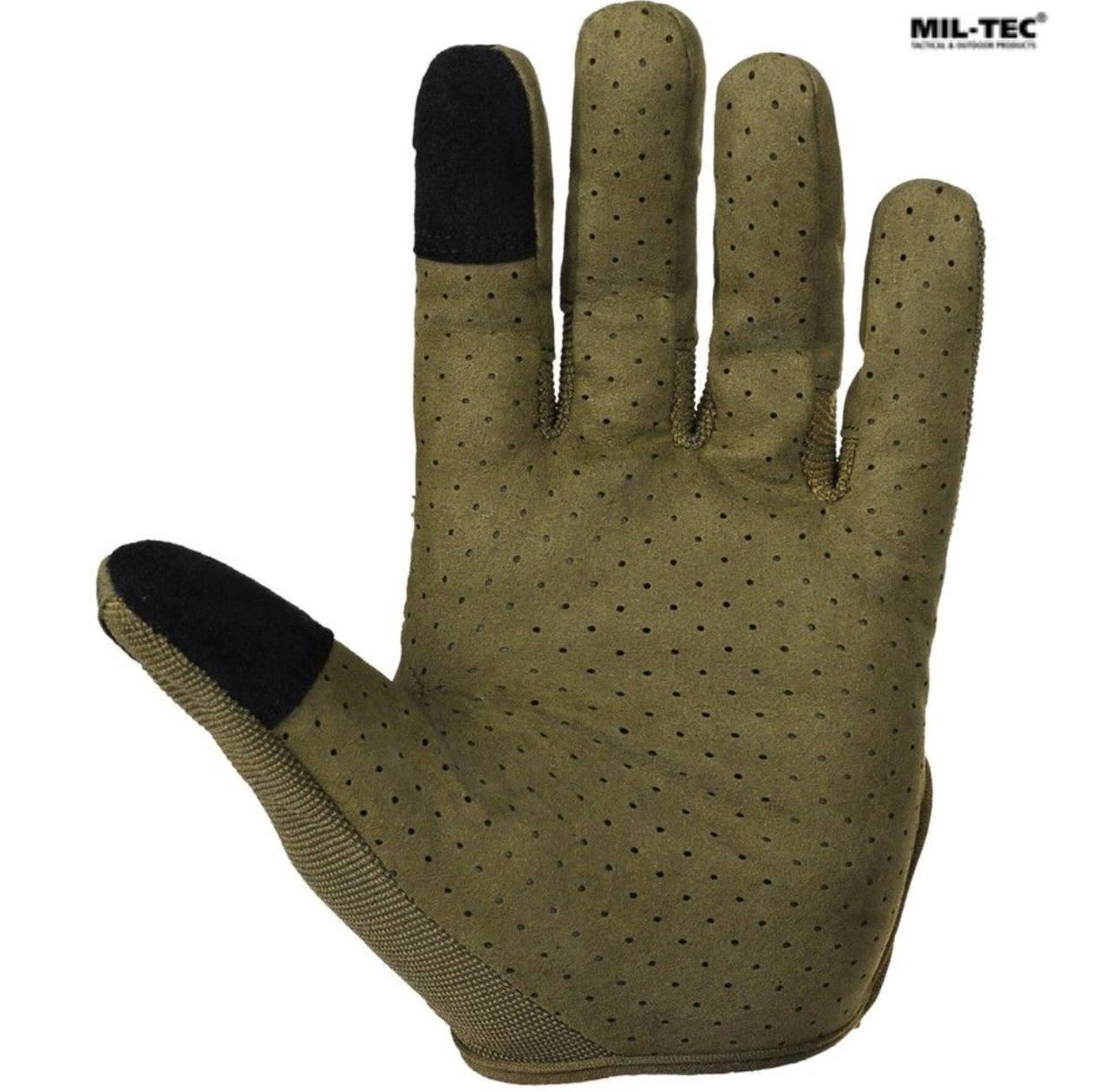 Рукавиці сенсорні MIL-TEC Combat Touch Оливкові - Фото 8