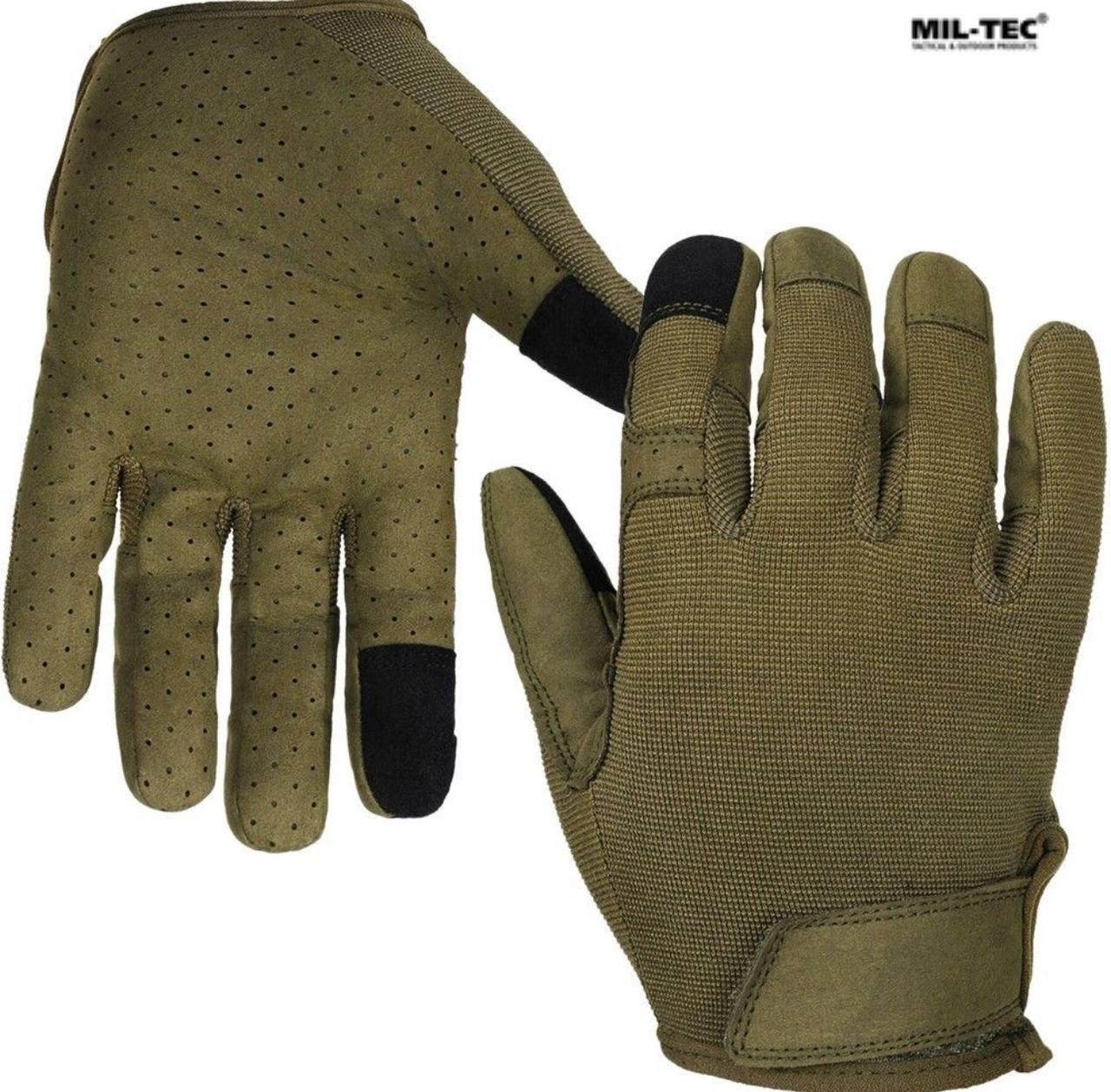 Рукавиці сенсорні MIL-TEC Combat Touch Оливкові - Фото 5