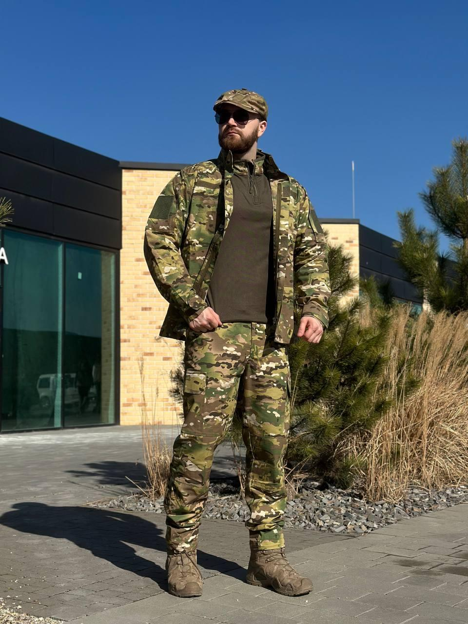 Військовий Статутний Комплект Мультикам 2 в 1 Кітель та Штани +Убакс Military MTP