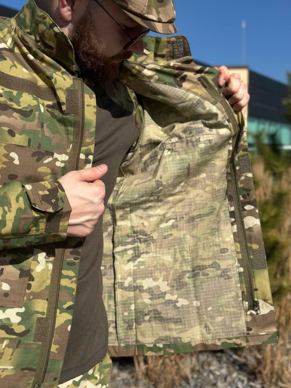Військовий Статутний Комплект Мультикам 2 в 1 Кітель та Штани +Убакс Military MTP