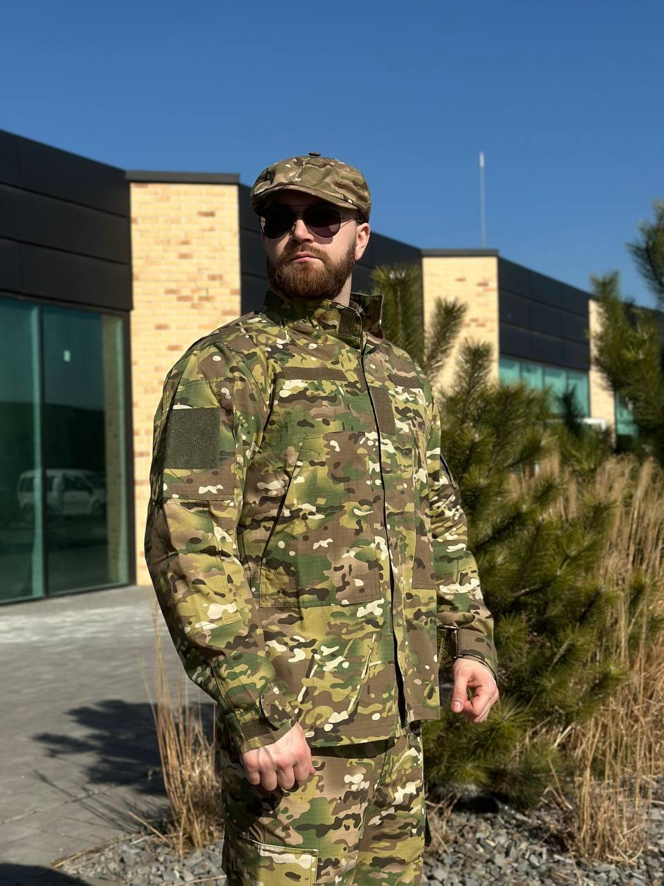 Військовий Статутний Комплект Мультикам 2 в 1 Кітель та Штани +Убакс Military MTP