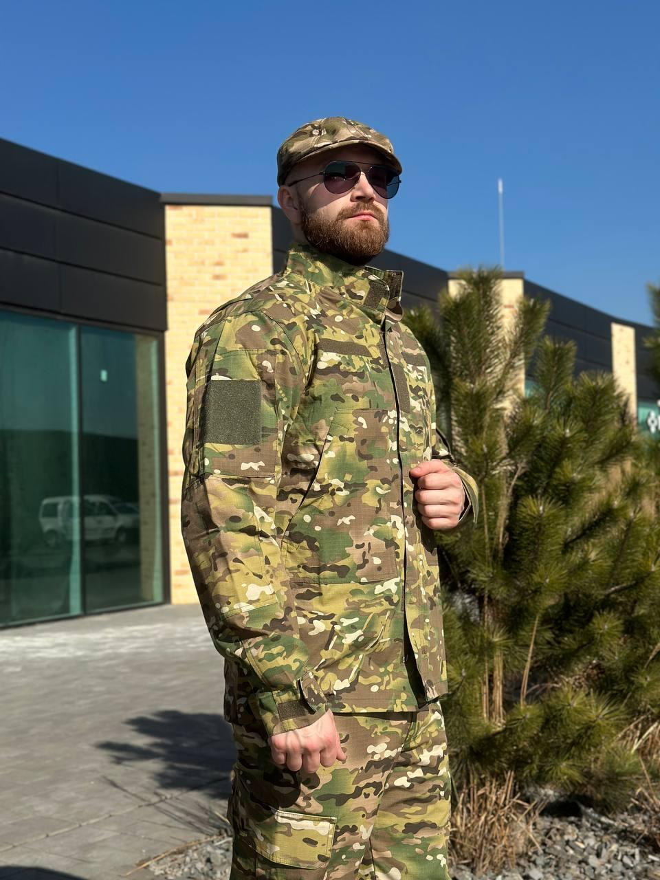 Військовий Статутний Комплект Мультикам 2 в 1 Кітель та Штани +Убакс Military MTP