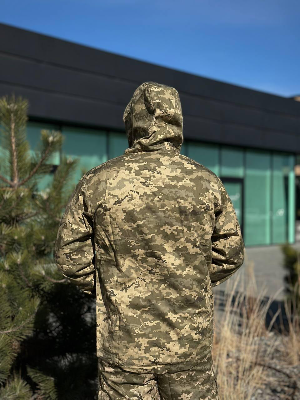 Військовий Комплект DE LUX Піксель TWILL 3 в 1 mm14 Убакс + Штани + Легка Куртка Military