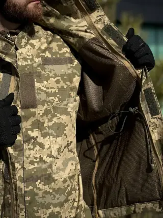 Тактично Штурмова Полегшена Куртка Парка Піксель Military mm14