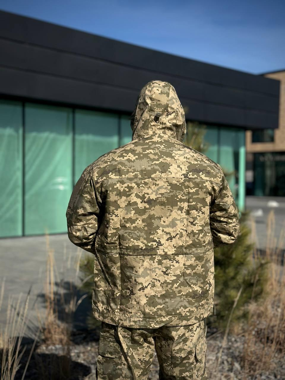 Комплект 3 в 1 Тактичний статутний костюм+ Убакс CoolPass ЗСУ Піксель мм14 Military + Полегшена парка Піксель