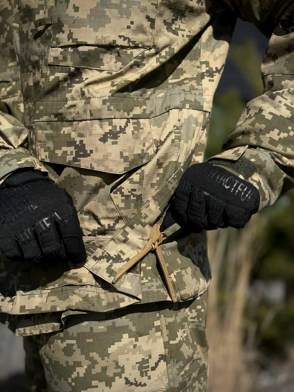 Комплект 3 в 1 Тактичний статутний костюм+ Убакс CoolPass ЗСУ Піксель мм14 Military + Полегшена парка Піксель