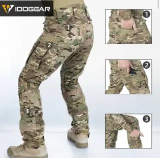 Комплект 4в 1 Бомбер Air Forces MTP + штани IDOGEAR MTP + убакс IDOGEAR MTP + взуття Esdy MTP