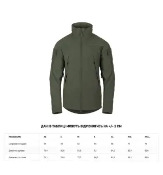 Куртка легка Helikon-Tex Blizzard Taiga Green