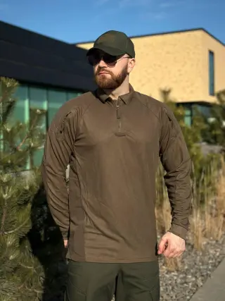 Military Tactical UBACS Shirt Olive Elastane Premium